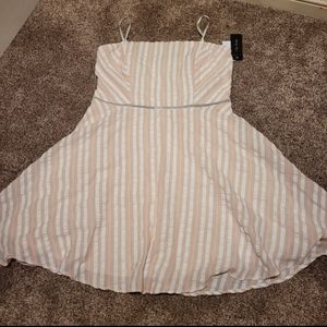 City studio flare dress strapless